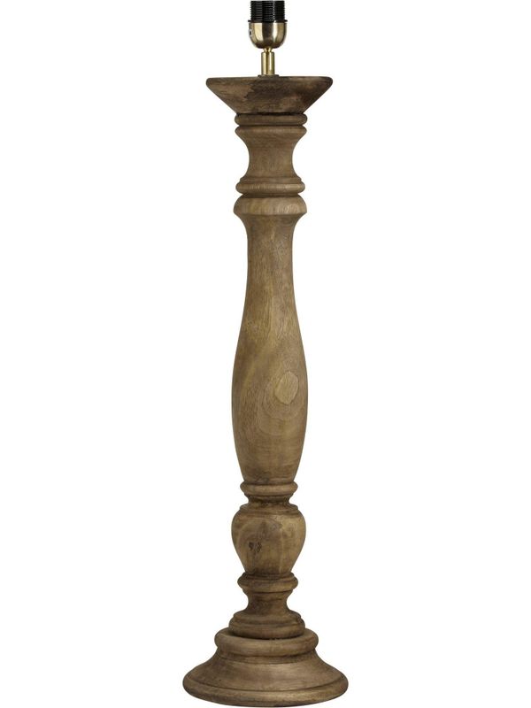 Lodge Lampfot Aged Brown 63cm Rustik brun | PR Home