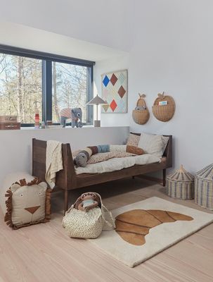 OYOY Päron Väggkorg Natur Rotting