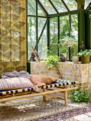 Divan Svart Bambu Vida | Bloomingville