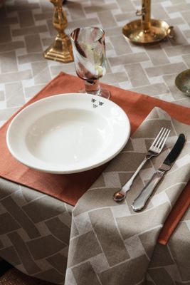 Korg Xl, Servett, Natur/Taupe, 45X45 cm 2-Pack Almedahls