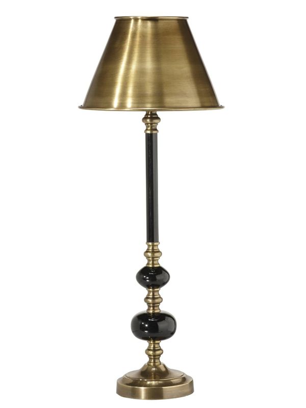 Abbey Bordslampa med metallskärm 57cm Guld | PR Home