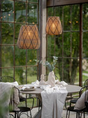 PR Home Lollo Taklampa Natur/Svart 28 cm Natur