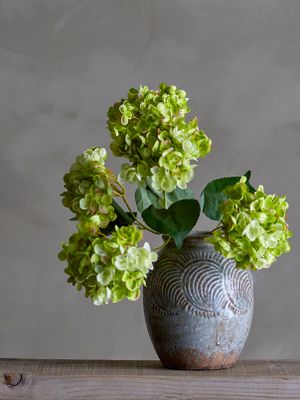 Stjälk Vit Konstgjorda blommor Hydrangea | Bloomingville