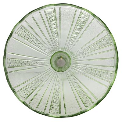 Kaddy Piedestal skål Grön Återvunnet glas Ø23cm Bloomingville