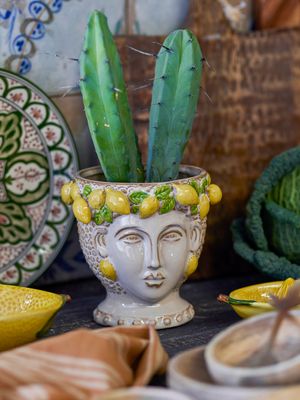 Blomkruka Gul Stengods | Bloomingville Creative