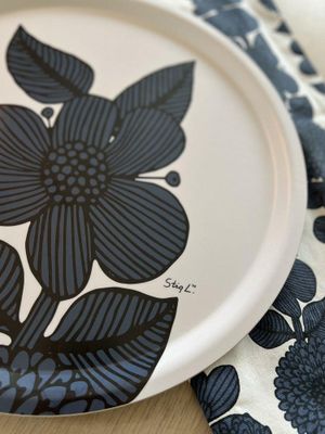 Svanefors Aster Bricka Blå 38 cm