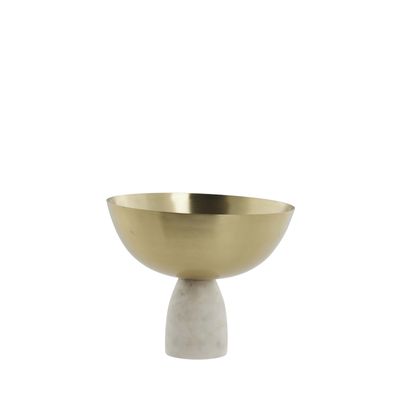 Lene Bjerre Ellivia Skål Ljusguld Rostfritt Stål H15.5 cm