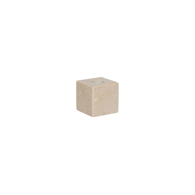 Ljusstake Beige Marmor OYOY LIVING