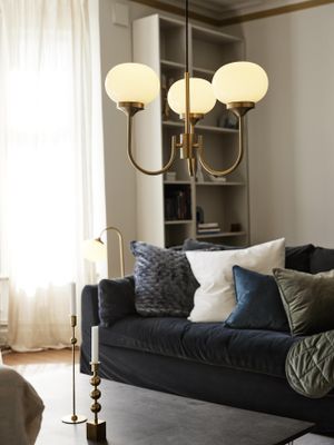 PR Home Elsy Taklampa 59 cm 3xE14 Mässing