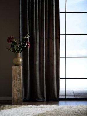 Svanefors Estelle Gardin 2-pack Antracit 135x280 cm