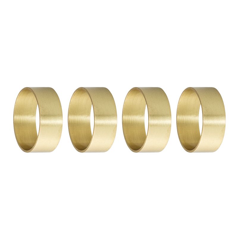 Servettring Guld Mässing Laurie Pack of 4 | Bloomingville