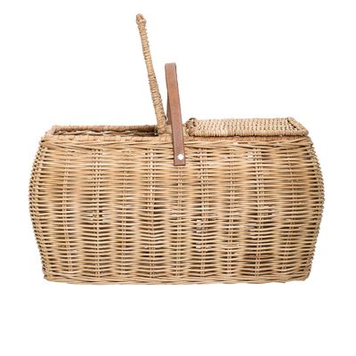 Gor Korg m/lock Natur Rotting H26cm Bloomingville