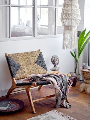 Fåtölj Svart Teak | Bloomingville Creative