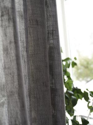 Svanefors Cecil Gardin 2-pack Asfalt 145x260 cm