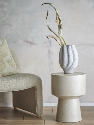 Cove Vas Vit Stengods Ø19.5cm Bloomingville