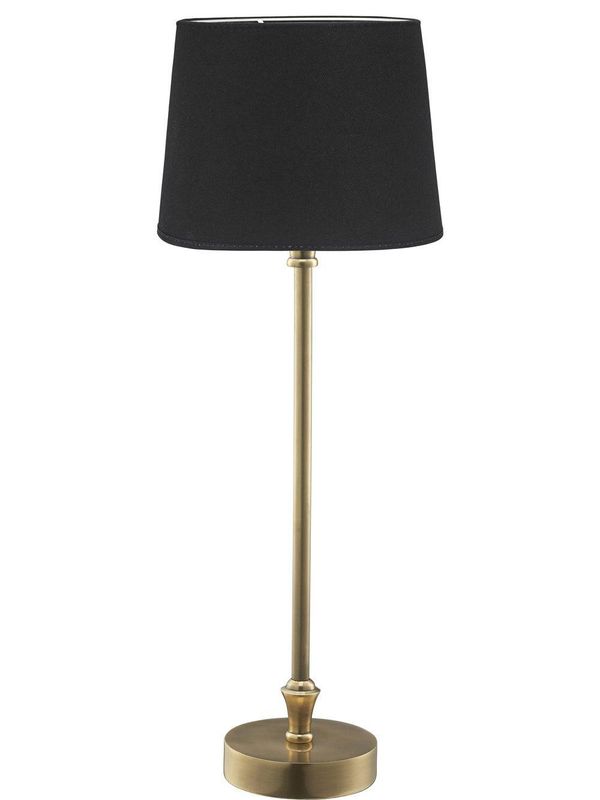 PR Home Liam Bordslampa med Svart Skärm 59 cm Guld