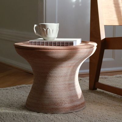 Bergs Potter Celeste RAW Kruka Med Fat Rosa, H 34 cm
