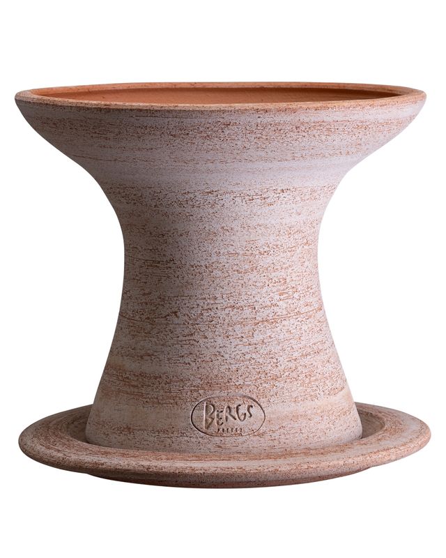 Bergs Potter Celeste RAW Kruka Med Fat Rosa, H 23 cm