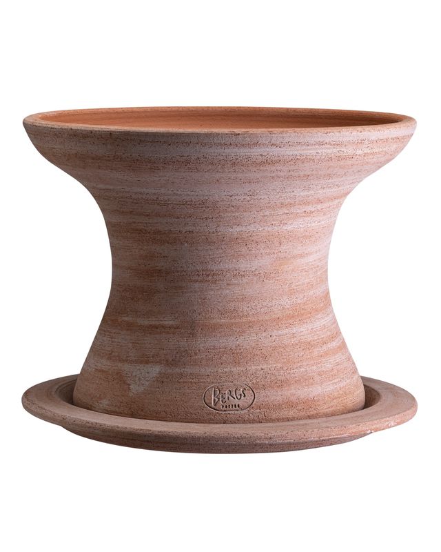 Bergs Potter Celeste RAW Kruka Med Fat Rosa, H 28 cm