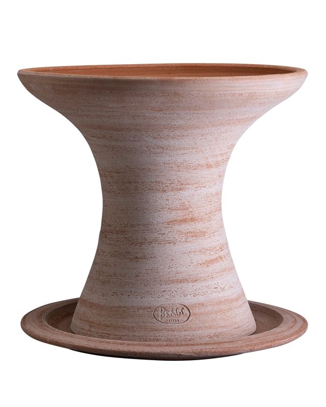 Bergs Potter Celeste RAW Kruka Med Fat Rosa, H 34 cm