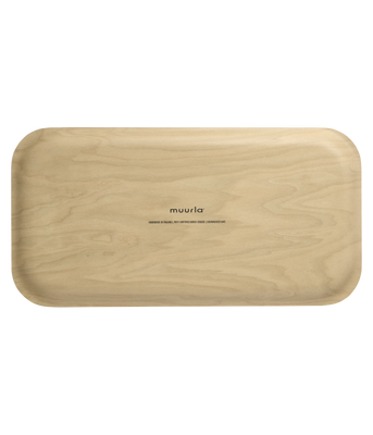 Muurla Checks & Stripes Bricka 43x22 cm, Brun