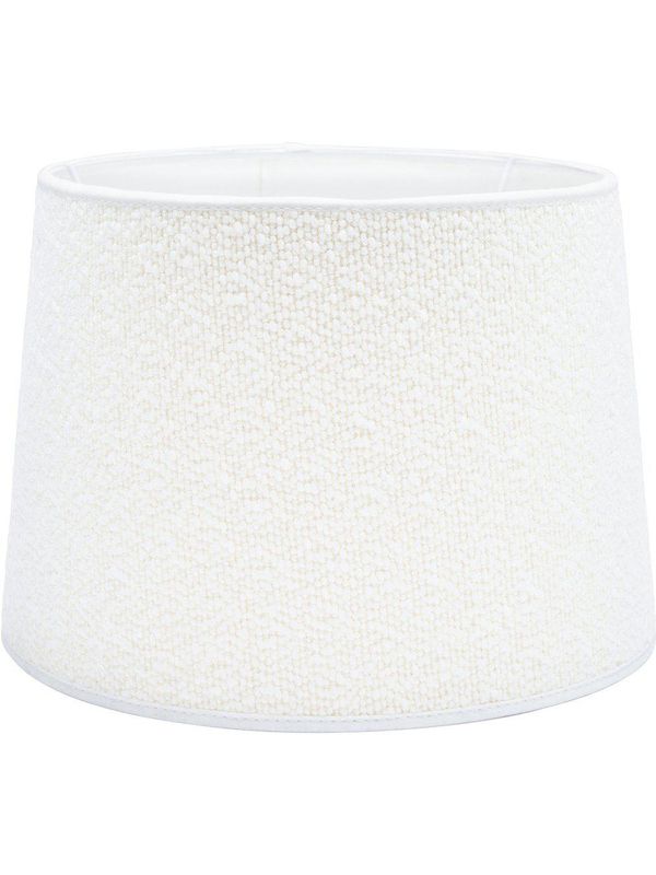 PR Home Sofia Lampskärm Bouclette Blanc 20cm