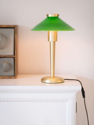 August Bordslampa Grön 34cm | PR Home