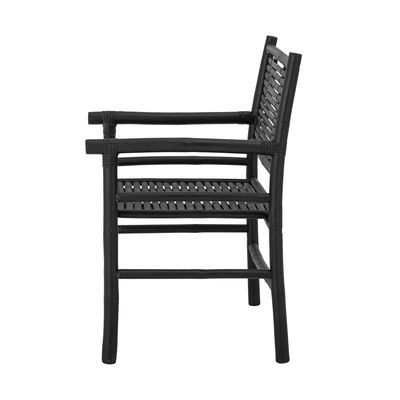 Coen Loungefåtölj Svart Bambu H84cm Bloomingville