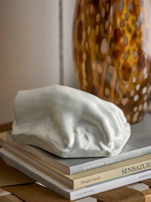 Dekoration Vit Stengods Shirie | Bloomingville