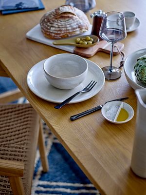 Servis Grå Stengods Taupe 12-delars set | Bloomingville