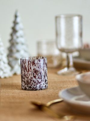 Värmeljushållare Brun Återvunnet glas Felicita | Bloomingville