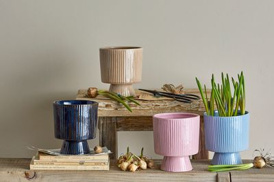 Kruka Blå Stengods Ayleen | Bloomingville