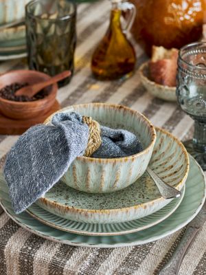 Djup tallrik Natur Stengods | Bloomingville Creative