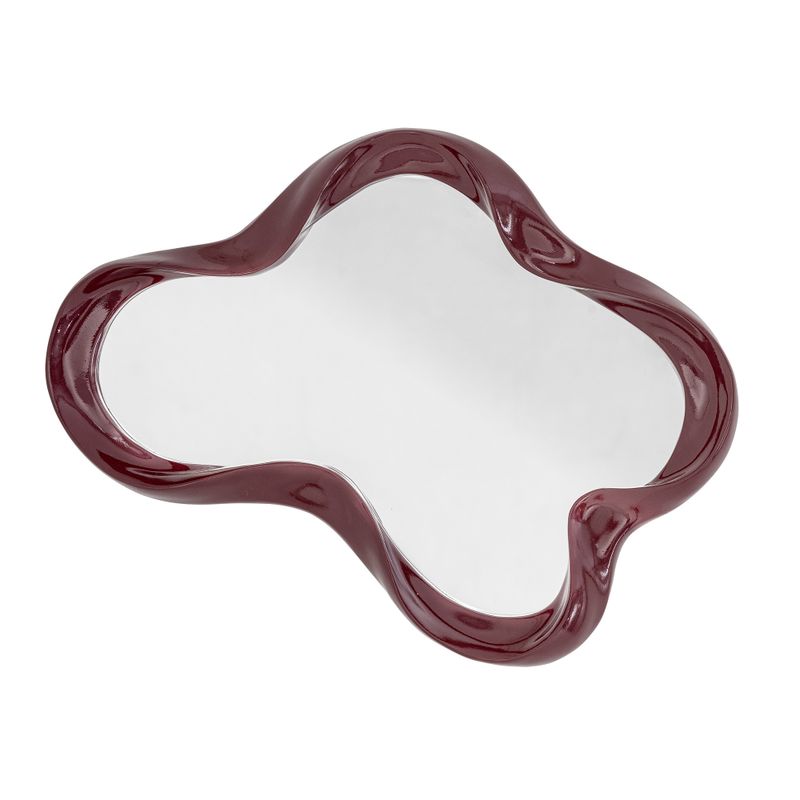 Violeta Väggspegel Röd Polyresin L47 cm Bloomingville