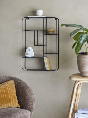 Bloomingville Ebert Hylla Svart Metall H62 cm