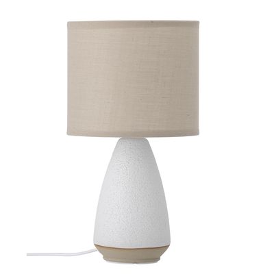 Paprica Table lamp Vit Stengods Ø15cm Bloomingville