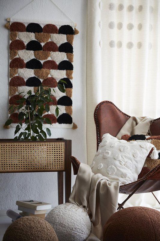 Pom Gardin Off White 140x280cm | Svanefors