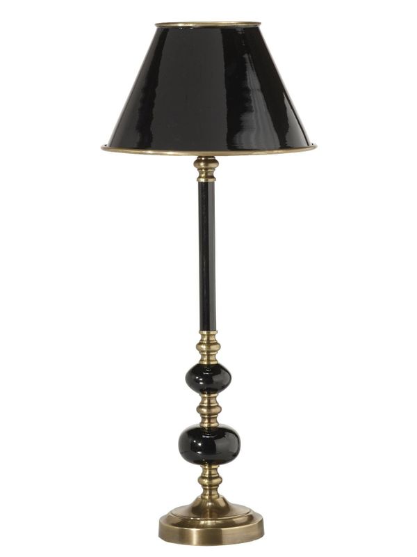 Abbey Bordslampa med metallskärm 57cm Svart | PR Home