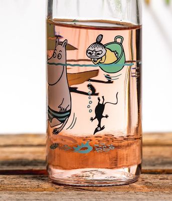 Muurla Mumin Glasflaska Fun in the Water 0,5 L