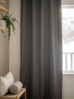 Svanefors Olle Gardin 2-pack Grå 140x280 cm