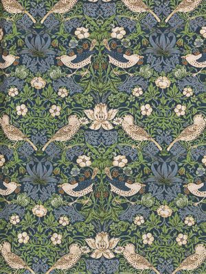 Svanefors Vilja Gardin 2-pack Blå 130x250 cm