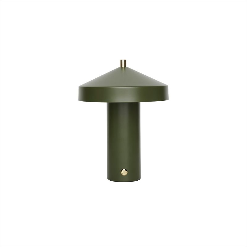 Hatto Bordslampa Led Olivgrön Stål Oyoy Living