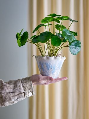 Kruka Blå Stengods Bertha | Bloomingville