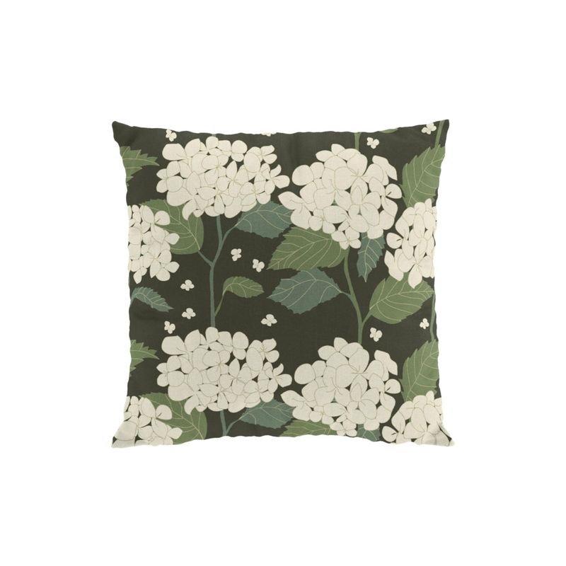 Hortensia grön kuddfodral Arvidssons Textil