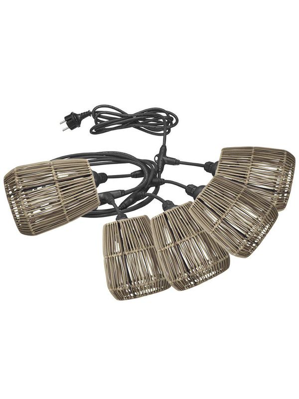 PR Home Flex Outdoor Ljusslinga Inkl 5st 18 cm Saigon Grå