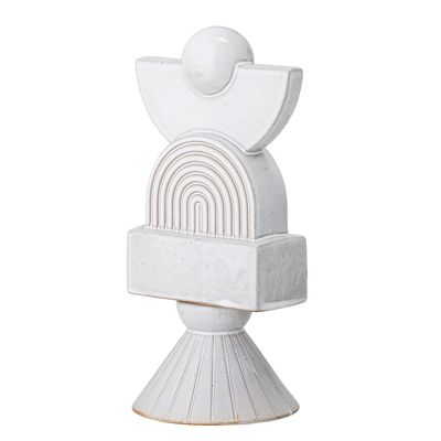 Dekoration Vit Stengods Beatrice | Bloomingville