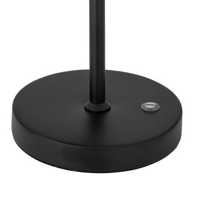 Portabel lampa, uppladdningsbar Svart Metall Lianna | Bloomingville