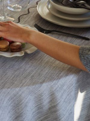 Svanefors Sabina Duk Asfalt 160x280 cm