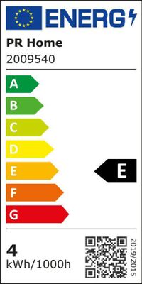 PR Home Shine LED Filament Globe Clear 95mm 470lm