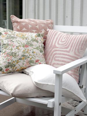 Molly Kuddfodral Puder 45x45cm | Svanefors